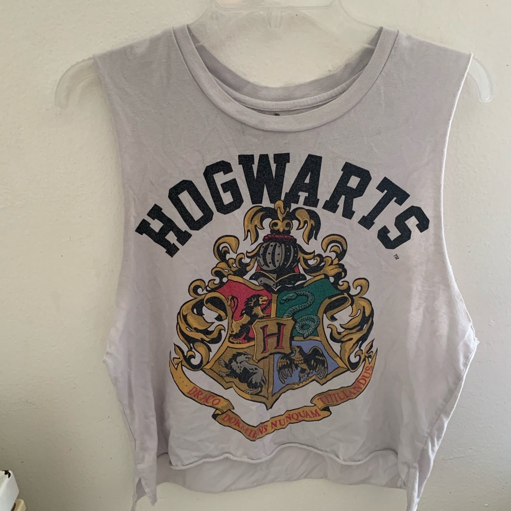Harry Potter Hogwarts Logo Cropped Tank